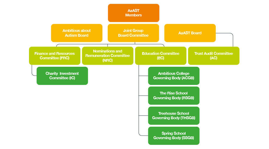 Diagram of our governance arrangements