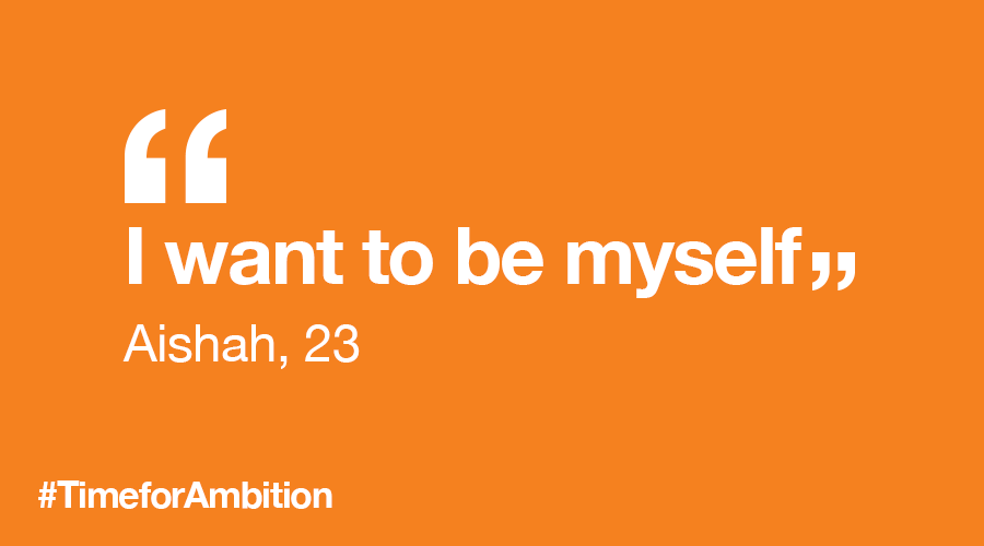 i want to be myself