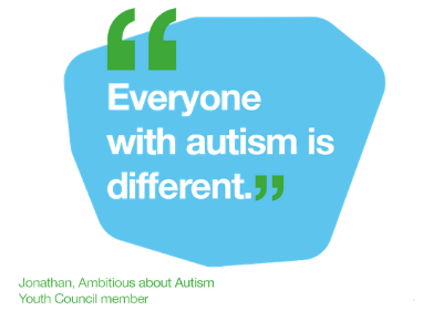 everyone with autism is different