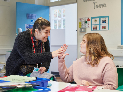 Work for us
We're looking for teaching support staff to take on fulfilling roles where you can make an impact in the classroom.