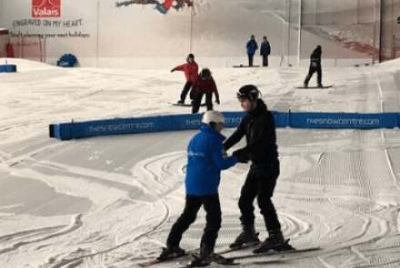 TreeHouse pupils skiing
